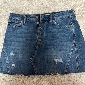 Free People Denim Skirt